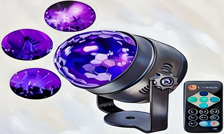 Litake UV Black Light Disco Ball (Product Review)