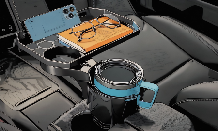 JoyTutus Car Cup Holder Expander With Attachable Tray (Product Review)