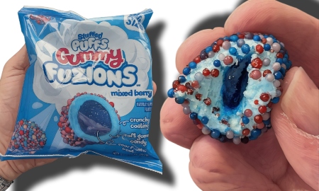 Stuffed Puffs Gummy Fuzions Mixed Berry (Candy Review)