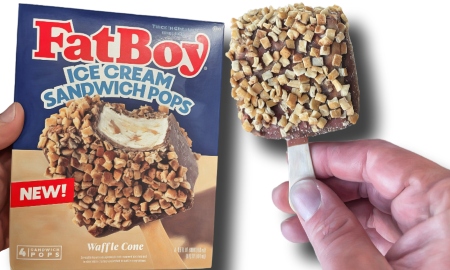 Fat Boy Waffle Cone Ice Cream Sandwich Pops (Food Review)