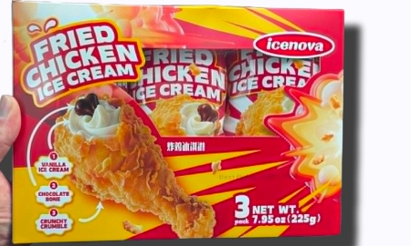 Icenova Fried Chicken Ice Cream (Food Review)