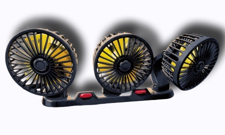 HUENLYEL Portable 3-Head Car Cooling Fan: A Complete Review
